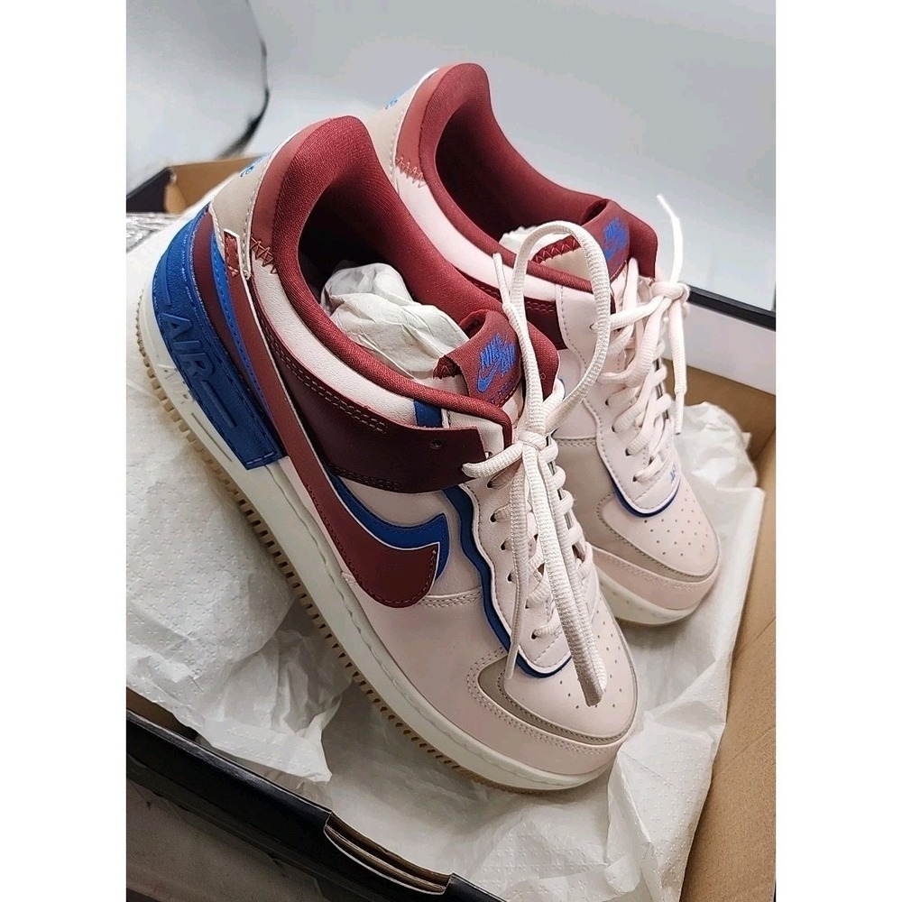 Nike Air Force 1 Shadow EUC Women's Sz 11 Light Soft Pink Canyon Rust